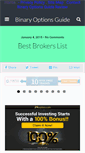 Mobile Screenshot of binaryoptionsguidereview.com